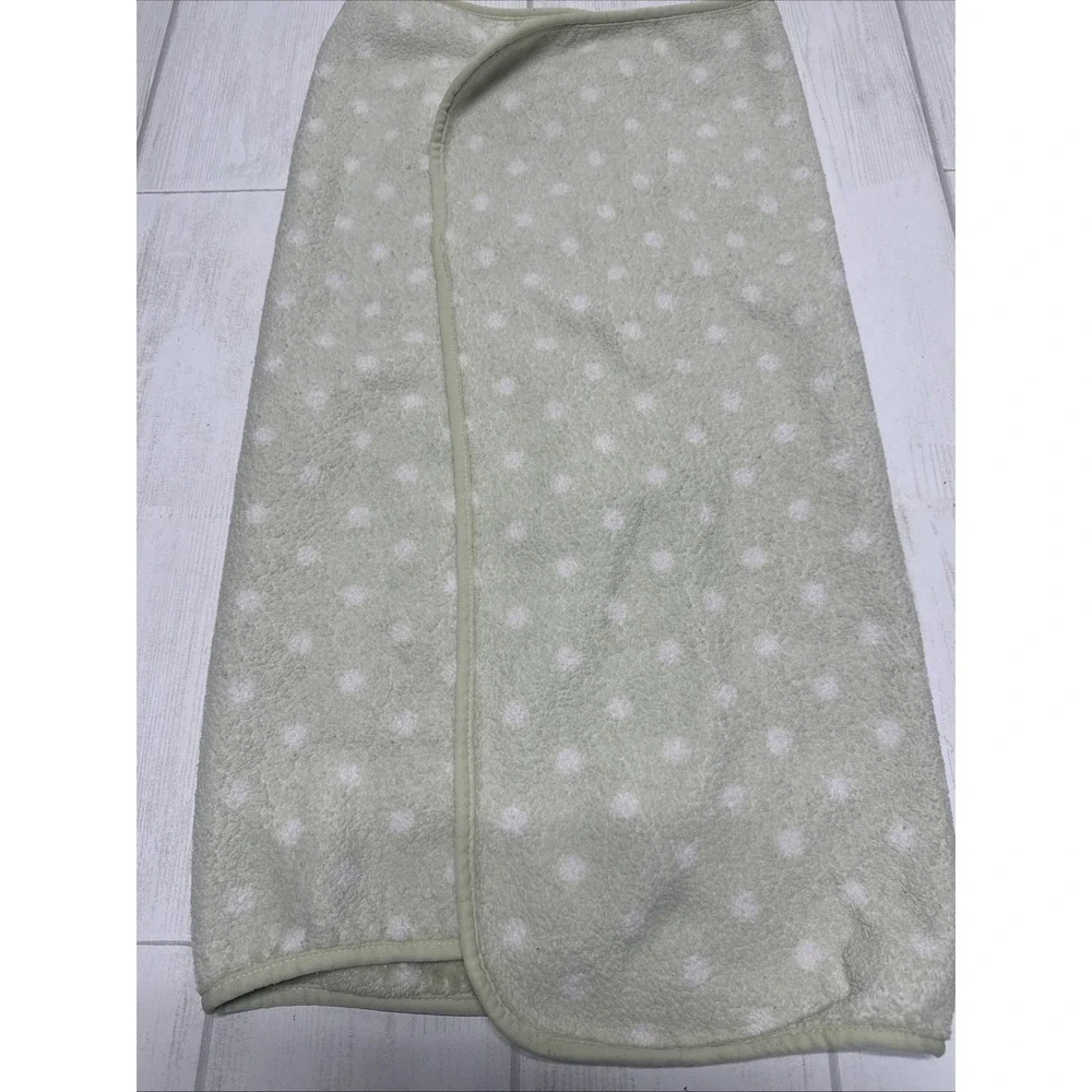Garanimals Green White Polka Dots GIRAFFE Baby Blanket Bird Plush